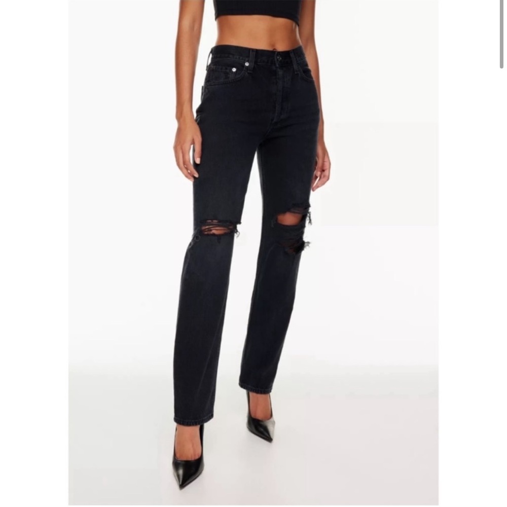 AGOLDE NWT Lana Jean Mid Rise Vintage Straight - 29 Organic Denim Aritzia